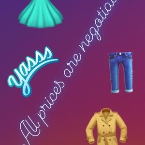 Prices are negotiable